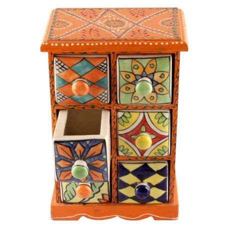 Spice Box-1465 Masala Rack Container Gift Item
